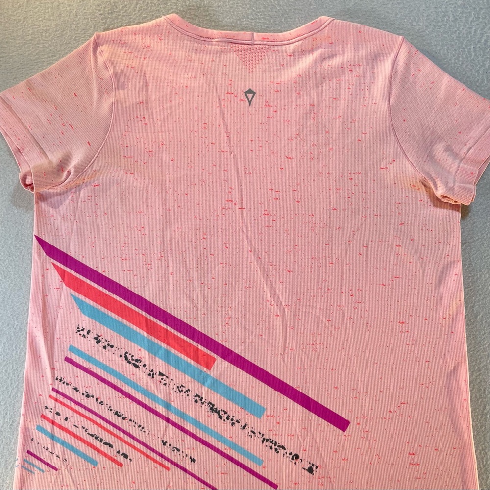 Ivivva Girls Short Sleeve Activewear Graphics Tee Size 12 by Lululemon